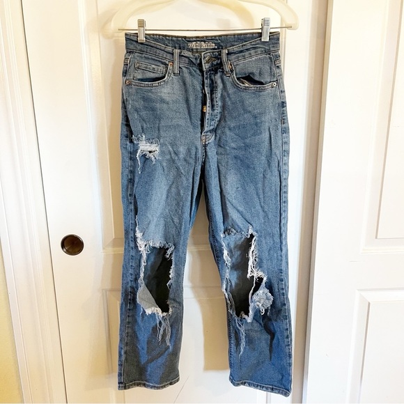 Women’s Wild Fable Distressed Jeans - Picture 1 of 9